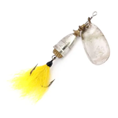 Blue Fox Super Vibrax 3 Foxtail Cuiller, Argent, 8g, plume, #10003