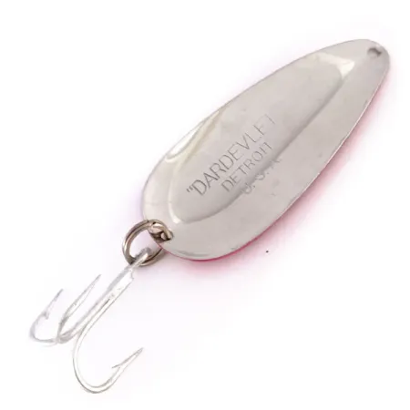 Dardevle Dardevlet Cuillère, Rouge / Blanc / Nickel, 21g, Detroit, #10009