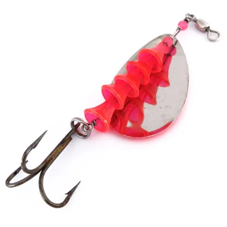 Luhr Jensen TEE Spoon 5 UV Cuiller, Nickel / Orange, 12g, UV, #10011