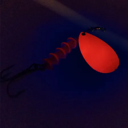 Luhr Jensen TEE Spoon 5 UV Cuiller, Nickel / Orange, 12g, UV, #10011