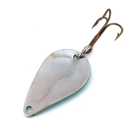 Acme Stee-Lee Cuillère, Hammered Nickel / Green, 7g, fini martelé, #10033