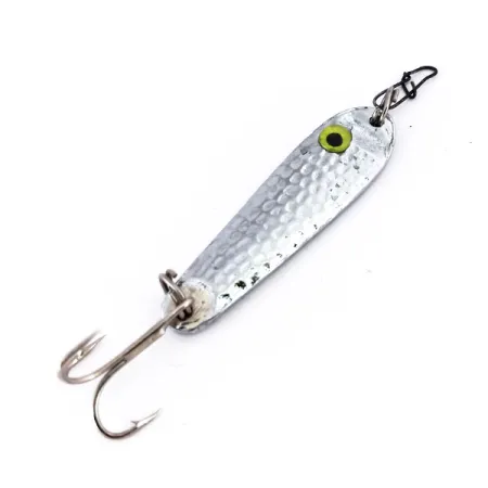 Bass Pro Shops Cuillère, Nickel martelé, 21g, Oeil contrasté, #10041