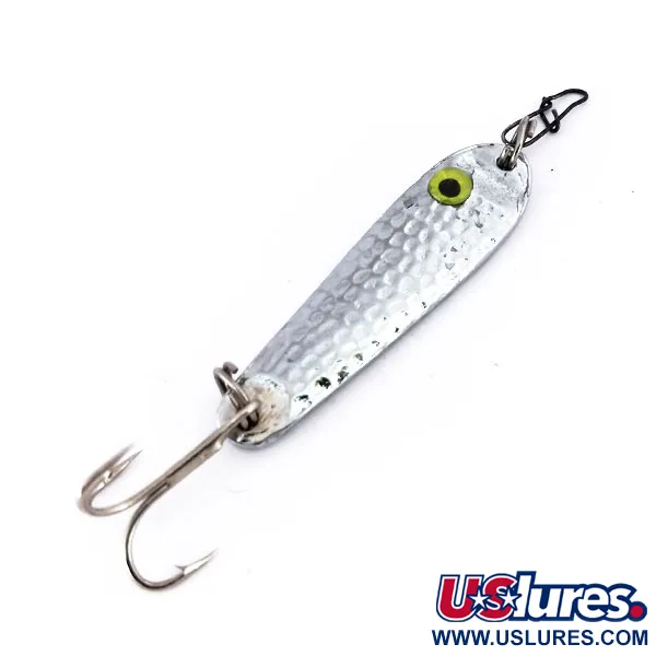 Bass Pro Shops Cuillère, Nickel martelé, 21g, Oeil contrasté, #10041
