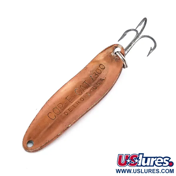 Dardevle Cop-E-Cat 7300 Cuillère, Cuivre martelé, 10g, #10055