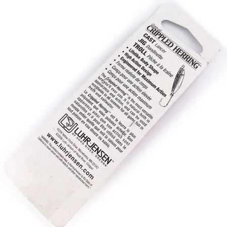 Luhr Jensen Crippled Herring Jig, Rose Perlé, 42g, Triple, #10071