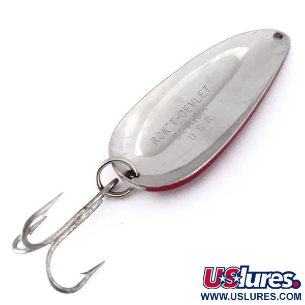 Cuillère Eppinger Dardevle Rok't Devlet, Rouge/Blanc/Nickel, 35g, #10109