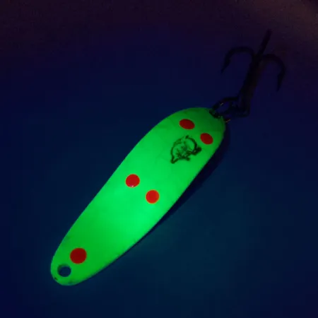 Dardevle Cop-E-Cat 7300 UV Ondulante, Jaune/Rouge/Nickel, 10g, UV, #10110