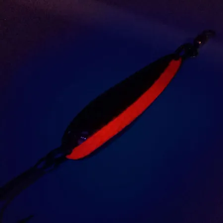 Luhr Jensen Krocodile Die #4 UV Cuillère, Laiton/Orange, 14g, #10111