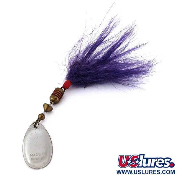 Mepps Aglia 2 dressed Cuiller Tournante, Argent, 4,7g, Bucktail, #10130
