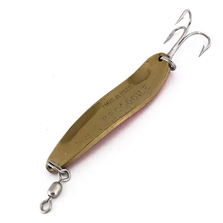 Luhr Jensen Krocodile Die #4 UV Cuillère, Or/Orange, 21g, UV, #10159