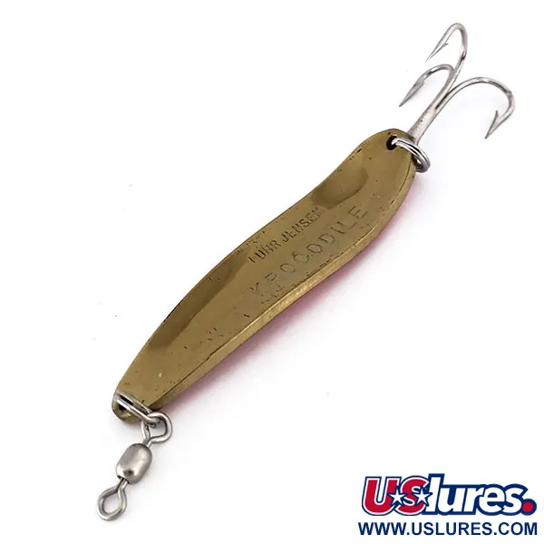 Luhr Jensen Krocodile Die #4 UV Cuillère, Or/Orange, 21g, UV, #10159