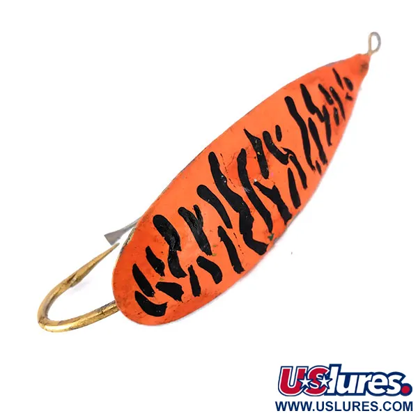 Johnson Silver Minnow UV Cuillère, Orange Black Tiger, 17g, #10161