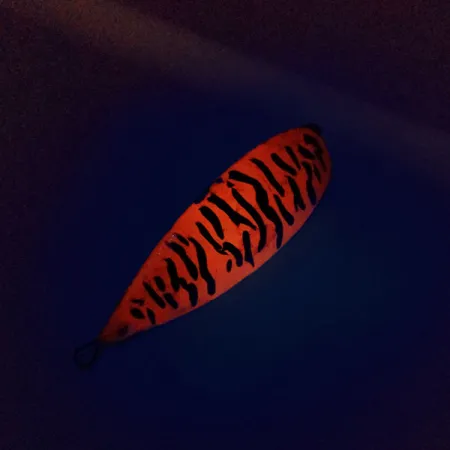 Johnson Silver Minnow UV Cuillère, Orange Black Tiger, 17g, #10161