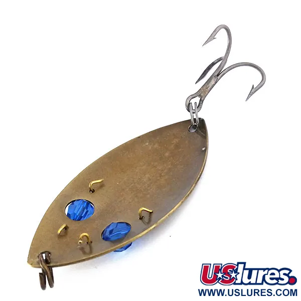 Gibbs One Eye Wiggler Cuillère, Bronze/Bleu, 35g, Perles Facettes, #10169