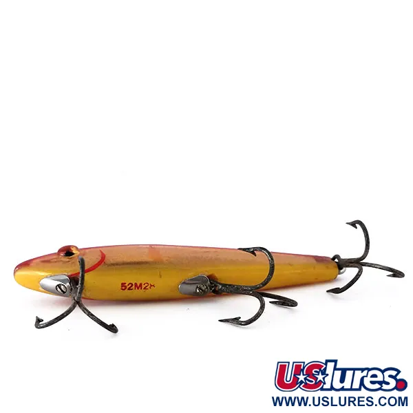 L&S Bait MirrOlure 52M Original Twitchbait, Or/Rouge, 14g, #10172