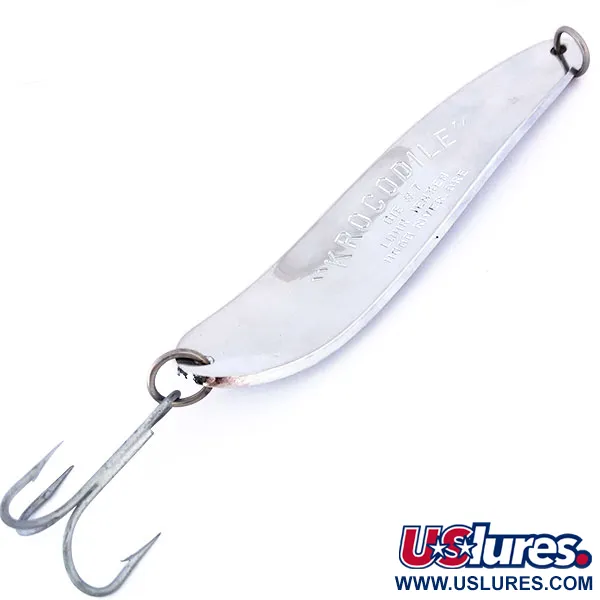 Luhr Jensen Krocodile Die #7 Ondulante, Nickel, 94g, Lancer, #10186