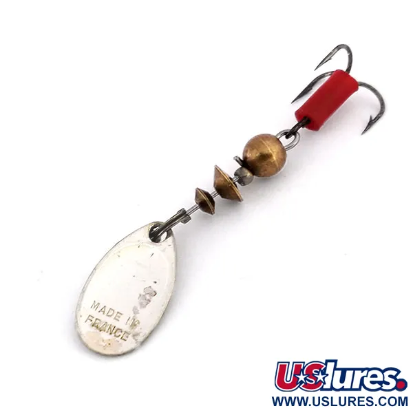 Mepps Aglia 0 Cuillère, Blanc/Noir, 2,5g, Rotation Directe, #10196