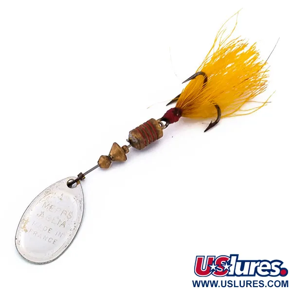 Mepps Aglia 2 dressed Cuiller, Vert Métallique, 4,7g, Triple, #10197