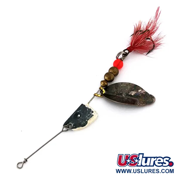 Mepps Lusox 1 Cuiller, Laiton, 10g, Tête plombée, #10198