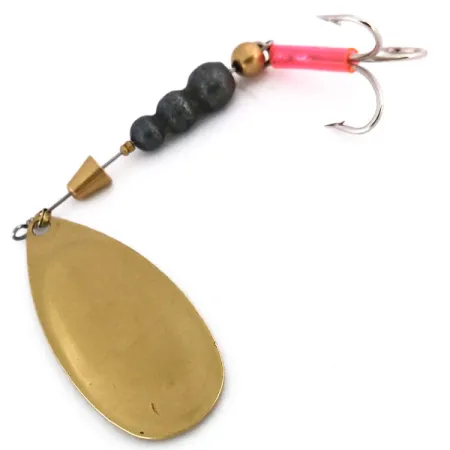 Vintage Mepps Comet 5 Cuiller tournante, Laiton, 8cm, Rose, #10199