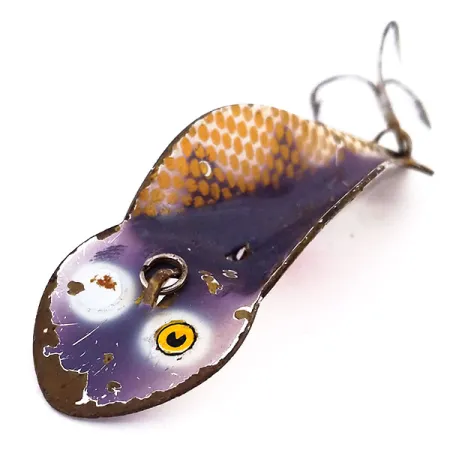 Buck Perry Spoonplug Leurres, Brun/Or/Rouge, 10g, Vintage, #10200