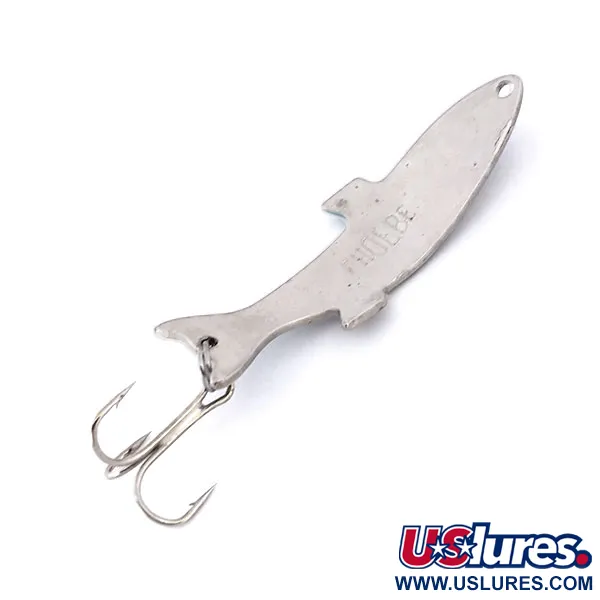 Acme Phoebe Cuiller, Nickel / Bleu, 7g, écailles gravées, #10207