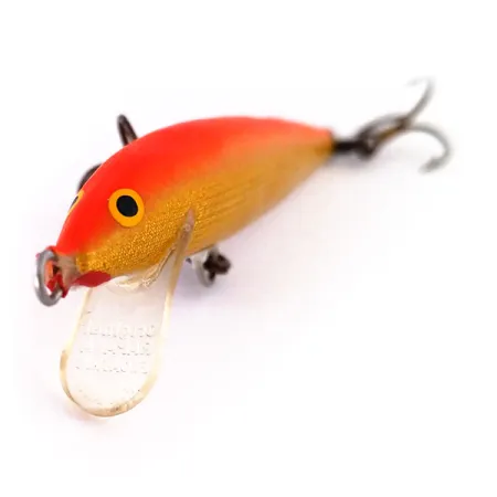 Rapala Original Floater F7 Poisson Nageur, Orange Or, 4g, Balsa, #10216