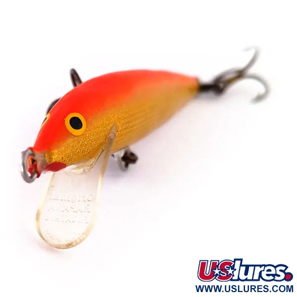 Rapala Original Floater F7 Poisson Nageur, Orange Or, 4g, Balsa, #10216