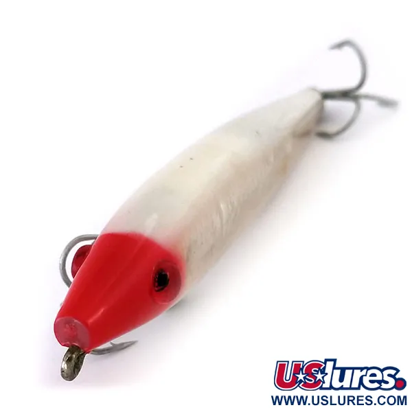 MirrOlure Top Dog leurre surface, Tête rouge, 14g, flottant, #10219