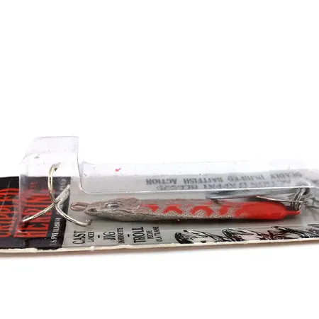 Luhr Jensen Crippled Herring Jig, Fire Red, 21g, Palette, #10235