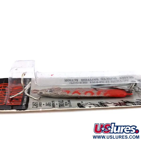 Luhr Jensen Crippled Herring Jig, Fire Red, 21g, Palette, #10235