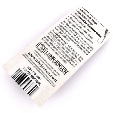 Luhr Jensen Crippled Herring Jig, Pink Pearl, 42g, Hameçon simple, #10376