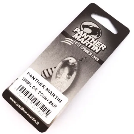 Panther Martin 2 Cuiller Tournante, Noir / Rouge, 2.5g, Pois, #10247