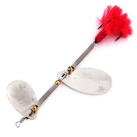 Panther Martin Simplex Tandem Con Mosca Cuiller, Nickel/Rouge, 6g, #10620