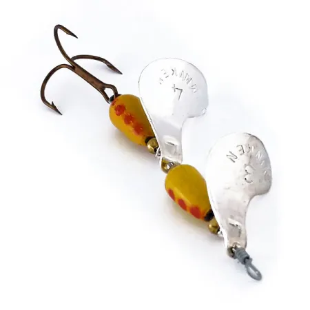 Panther Martin Minken Tandem Cuillère, Nickel/Jaune/Rouge, 14g, #10868