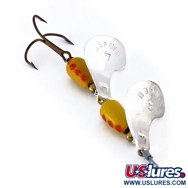 Panther Martin Minken Tandem Cuillère, Nickel/Jaune/Rouge, 14g, #10868