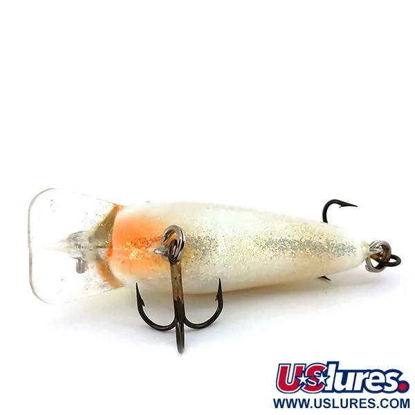 Strike King KVD 1.5 Hard Knock Crankbait, Pearl, 9.5g, Rattle, #10263