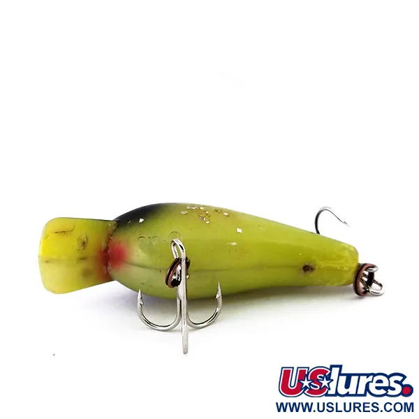 Cotton Cordell Big O Crankbait, Green / Black, 7g, Flottant, #10268