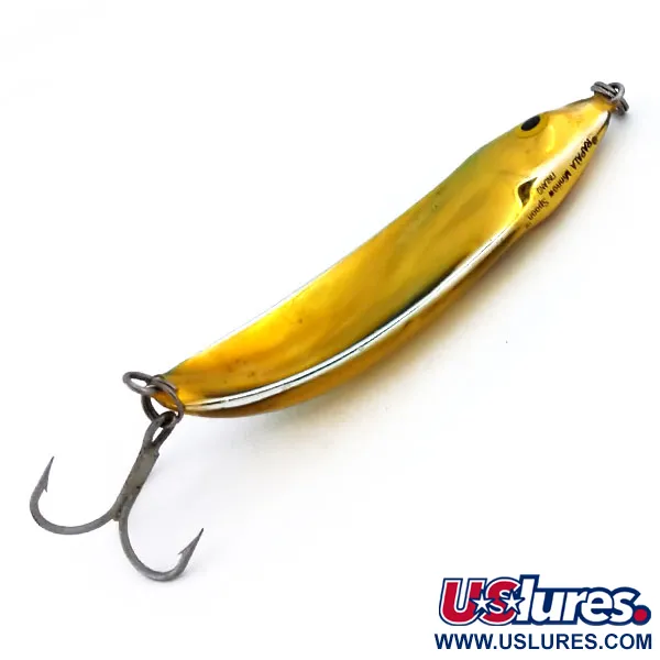 Rapala Minnow Spoon Cuillère, Or/Vert, 15g, Motif Écailles, #10269