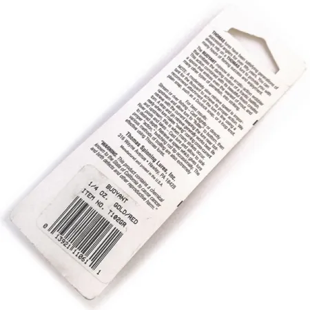 Thomas Buoyant Cuillère, Red Trout, 7g, Laiton Doré, #10282