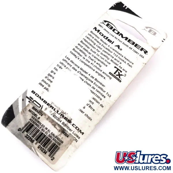 Bomber Model 7A Baby Striper Crankbait, Écrevisse, 9g, Flottant, #10284