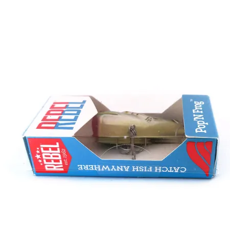 Rebel Pop'N Frog Popper, Grenouille Verte, 7g, Bouche Rouge, #10286
