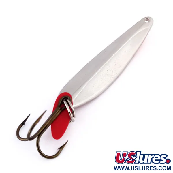 Bay de Noc Swedish Pimple 6 Cuillère, Nickel/Orange, 14g, Glow, #10291