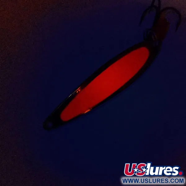 Bay de Noc Swedish Pimple 6 Cuillère, Nickel/Orange, 14g, Glow, #10291