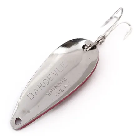 Cuillère Eppinger Dardevle Spinnie, Rouge/Blanc/Nickel, 9g, #10302