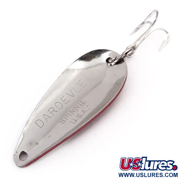 Cuillère Eppinger Dardevle Spinnie, Rouge/Blanc/Nickel, 9g, #10302
