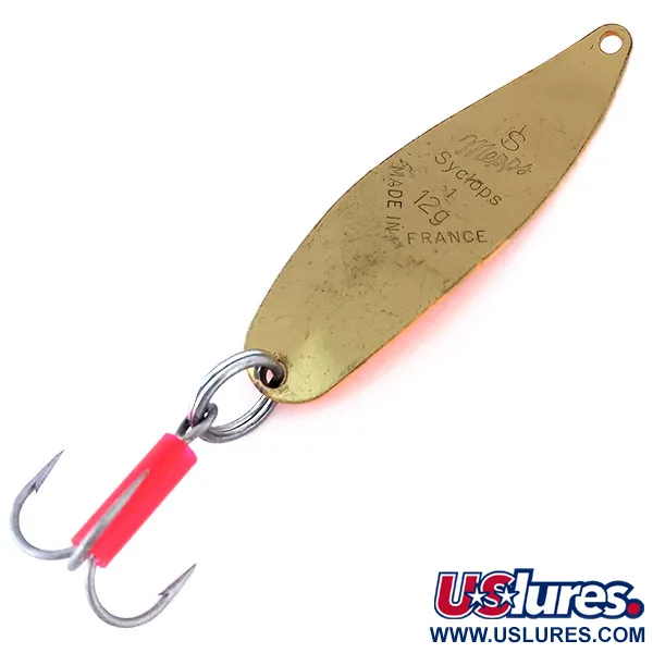 Mepps Syclops 1 Cuillère, Orange, 12g, UV réactif, #10305
