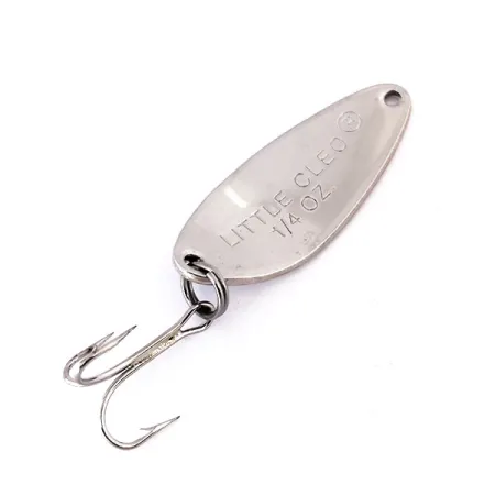 Acme Little Cleo Cuillère, Nickel / Bleu, 7g, Profil Large, #10307