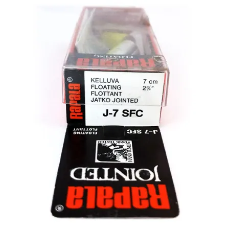 Rapala Jointed J-7 Leurre Articulé, SFC, 4g, Hand-Tuned, #10317