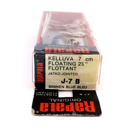 Rapala Jointed J-7 Poisson Nageur, B (Blue), 4g, Articulé, #10318